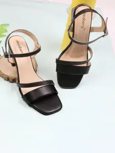 DressBerry Women PU Block Sandals