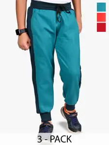 BAESD Boys Pack Of 3 Mid-Rise Joggers