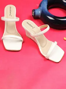 DressBerry Women PU Wedge Sandals