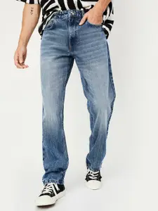 max Men Low Distress Heavy Fade Jeans