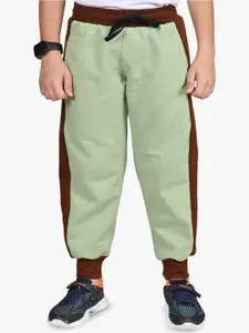 BAESD Boys Colourblocked Mid-Rise Joggers