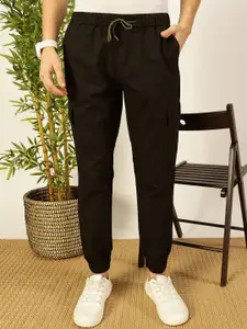 Thomas Scott Men Smart Slim Fit Cargos Trousers