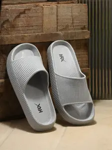 HRX by Hrithik Roshan Men Rubber solid Sliders