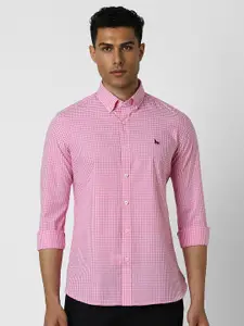 Van Heusen Sport Men Micro Checks Slim Fit Casual Shirt