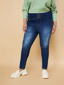 max Women Cotton Clean Look Heavy Fade Jeans