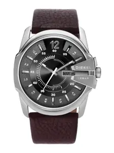 DIESEL Men Dial & Leather Straps Analogue Watch AK_DZ1206