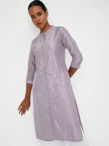 max Women Embroidered Chikankari Kurta
