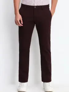 Allen Solly Men Mid-Rise Slim Fit Trousers