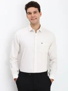 Allen Solly Men Spread Collar Vertical Striped Cotton Slim Fit Formal Shirt