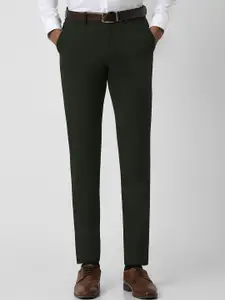Van Heusen Men Solid Ultra Slim Fit Trousers
