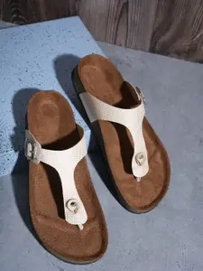 MOZAFIA Women Open Toe solid Flats