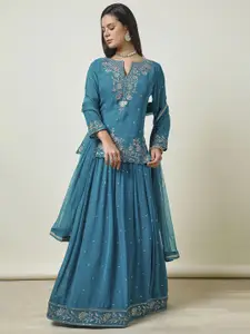 Soch Embroidered Sequinned Ready to Wear Lehenga & Blouse With Dupatta