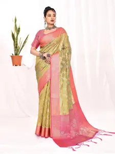 elora Woven Design Zari Banarasi Saree