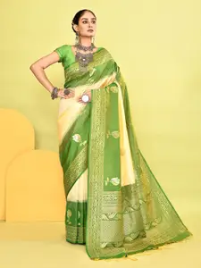 elora Ethnic Motifs Zari  Banarasi Celebrity Saree