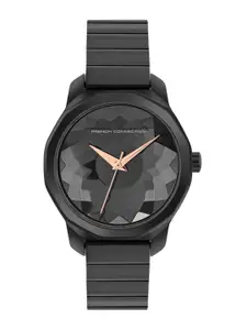 French Connection Women Printed Dial & Stainless Steel Straps Analogue Watch - FCH2BM