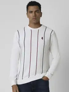 Van Heusen Sport Men Striped Pullover