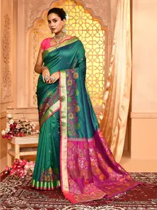 elora Woven Design Zari Banarasi Saree