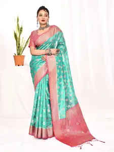 elora Woven Design Zari Banarasi Saree