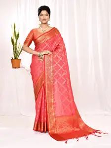 elora Woven Design Zari Banarasi Saree