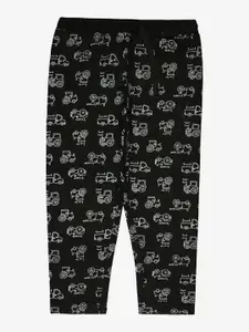 Bodycare Kids Boys Self Design Printed Mid Rise Tark Pants