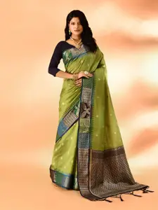 elora Woven Design Zari Banarasi Saree