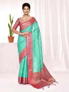 elora Woven Design Zari Banarasi Saree