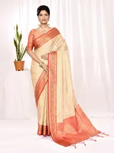 elora Woven Design Zari Banarasi Saree