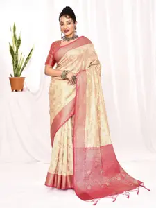 elora Woven Design Zari Banarasi Saree