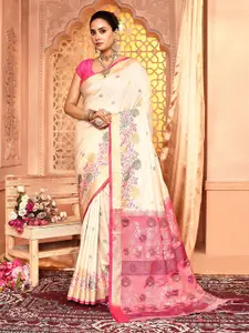 elora Ethnic Motifs Zari Banarasi Saree