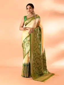 elora Ethnic Motifs Zari Banarasi Saree