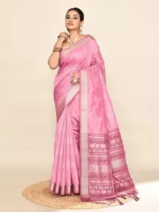 elora Woven Design Zari Baluchari Saree
