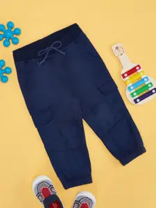 Pantaloons Baby Boys Cotton Relaxed-Fit Joggers