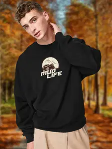 The Roadster Lifestyle Co Printed Cotton Sweatshirts