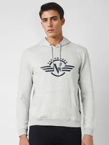 Van Heusen Sport Men Printed Hooded Sweatshirt