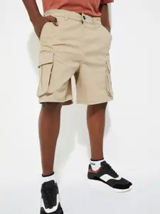 max URB_N Men Solid Cargo Shorts