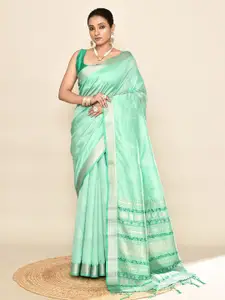 elora Woven Design Zari Baluchari Saree