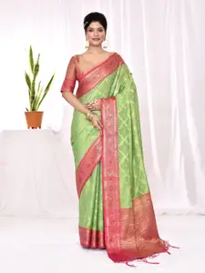 elora Woven Design Zari Banarasi Saree