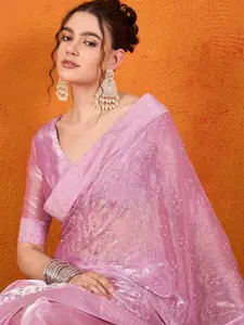 Sangria Embellished Saree