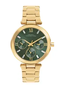 French Connection Women Dial & Stainless Steel Bracelet Style Straps Analogue Multi Function Watch