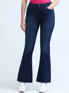 U.S. Polo Assn. Women Bootcut High-Rise Light Fade Stretchable Jeans