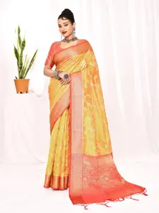 elora Woven Design Zari Banarasi Saree