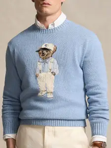 Polo Ralph Lauren Polo Bear Embroidered Cotton Sweater