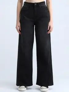 Flying Machine Women Relaxed Fit High-Rise Light Fade Stretchable Jeans