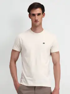 Arrow Sport Men Solid Round Neck Cotton T-shirt