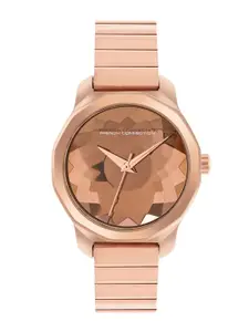 French Connection Women Dial & Stainless Steel Bracelet Style Straps Analogue Watch FCH2RGM