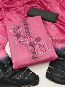 Ishin Floral Embroidered Unstitched Dress Material