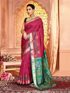 elora Woven Design Zari Banarasi Saree