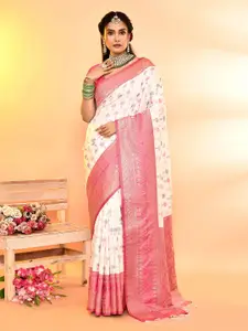elora Woven Design Zari  Banarasi Celebrity Saree