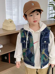 StyleCast x Revolte Boys Longline Outdoor Denim Jacket