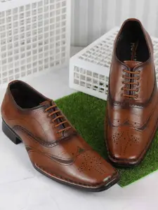 Mochi Men Textured Formal Brogues